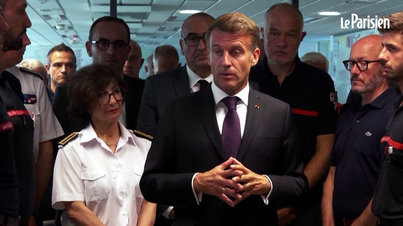 Incendies : le feu est « fixé » dans les Landes, annonce Emmanuel Macron