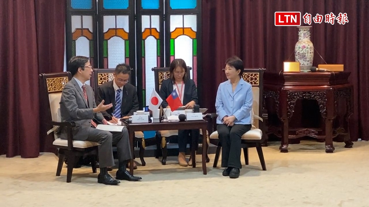 日本熊本縣知事訪台中 盧秀燕談完台積電、歪樓問「甜點店在哪？」