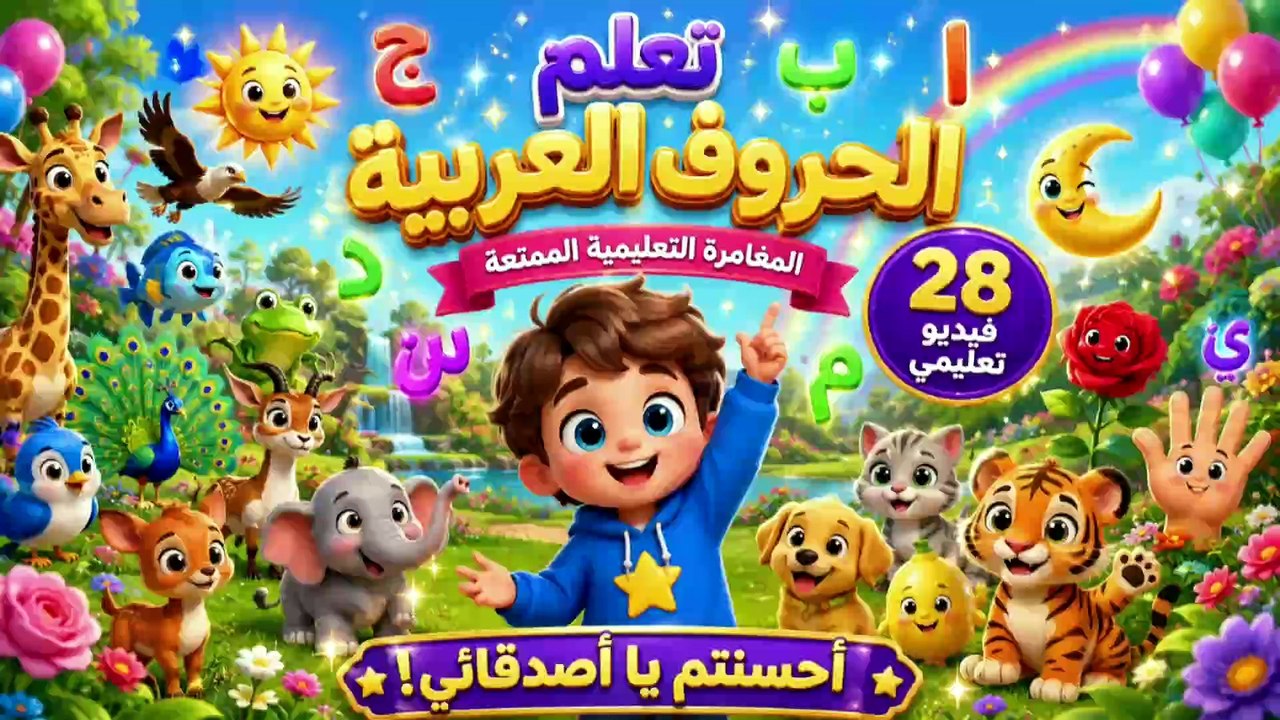 Learn Arabic Alphabet for Kids  Full Arabic Alp...