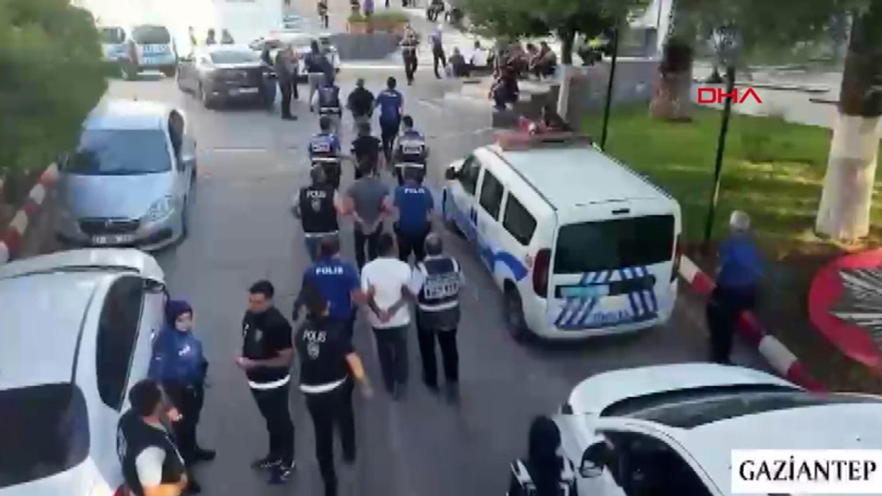 Gaziantep merkezli 14 ilde Narko Kapan operasyonu