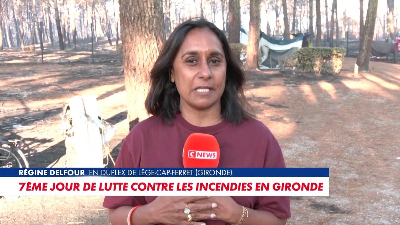 Incendie en Gironde : l'état d'un camping ravagé par les flammes à Lège-Cap-Ferret