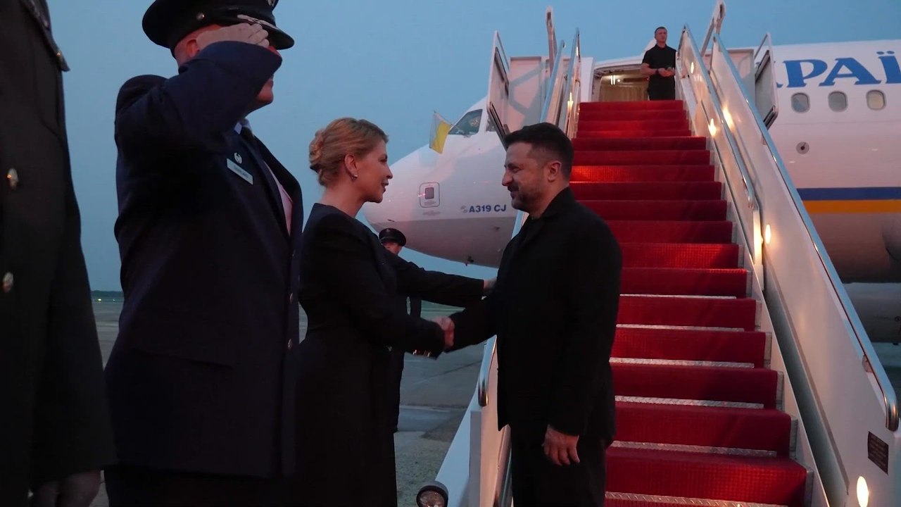 Zelensky ARRIVES in the U.S. for HIGH-STAKES Trump Meeting