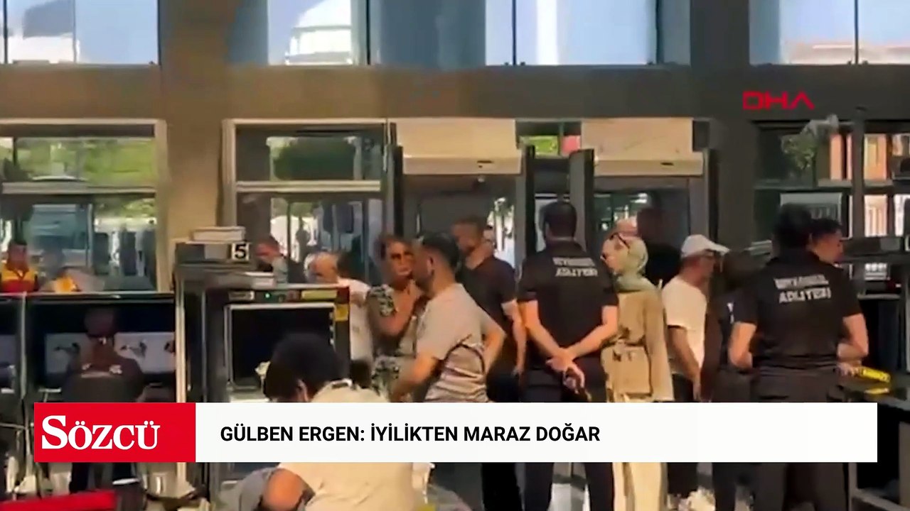 Gülben Ergen ifade vermek için adliyeye geldi