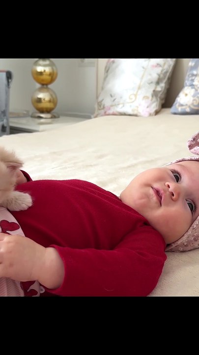 Baby Gets Attacked with Love by Tiny Kittens
