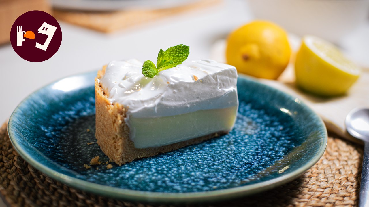 Tarta de limón SIN HORNO en 10 minutos