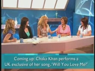 Tracy-Ann Oberman on Loose Women 8th July 08