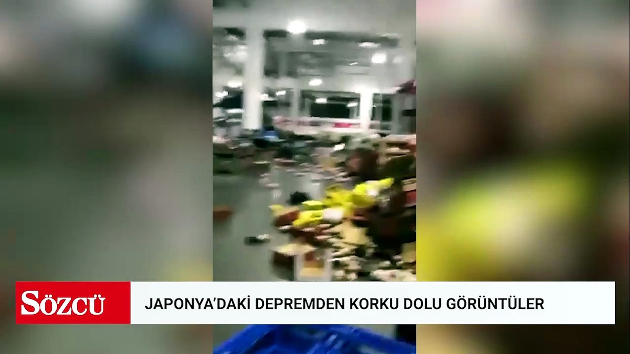 Japonya'da 7.1 büyüklüğünde deprem