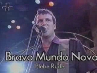 Plebe Rude - "Bravo Mundo Novo" Musikaos Tv Cultura Ano 2000