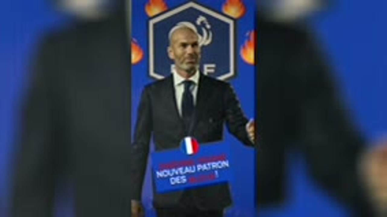 Bleus - Zidane, le nouveau patron de l'équipe de France