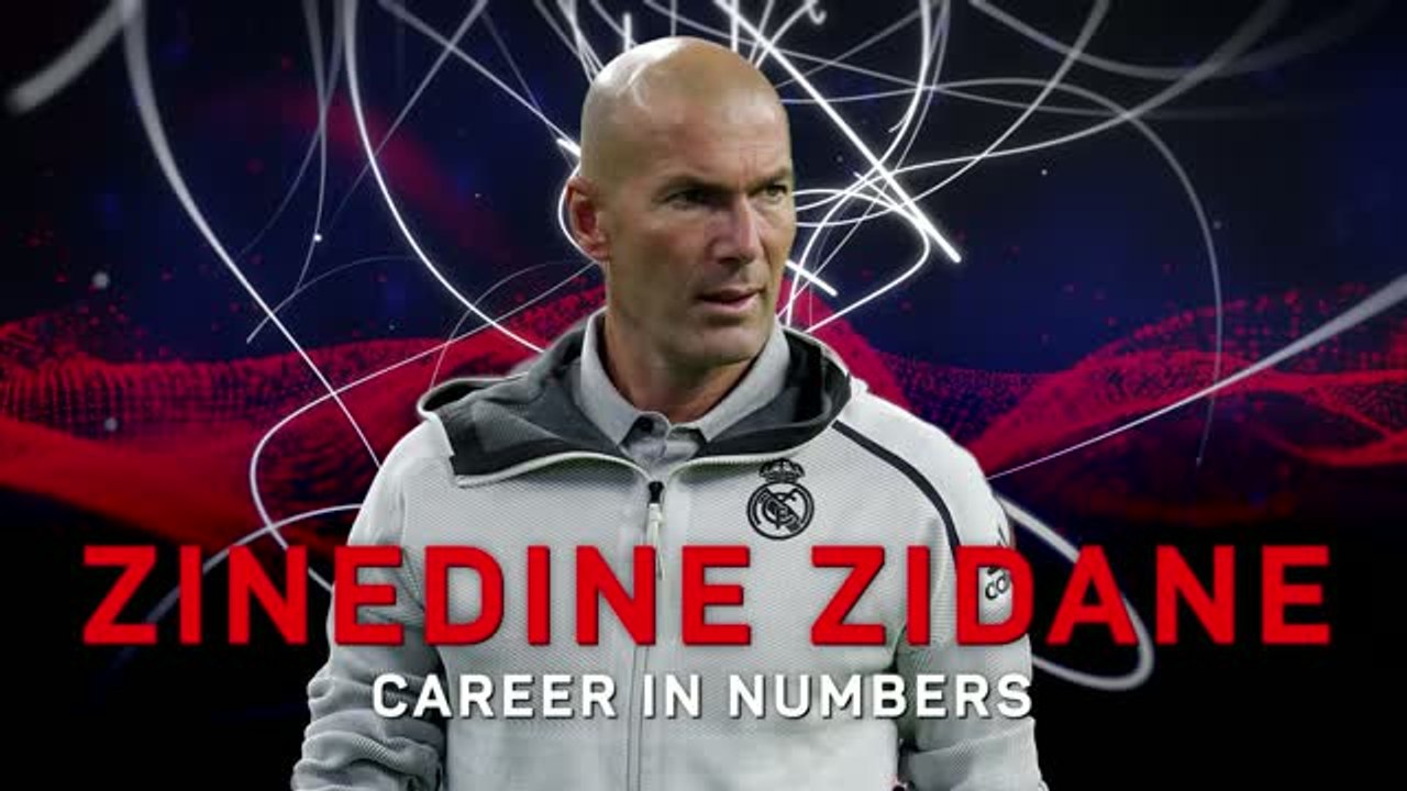 Zinedine Zidane - Career in Numbers