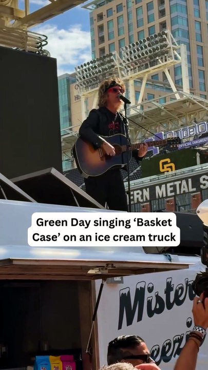 Green Day Singing ‘Basket Case’ on an Ice Cream Truck