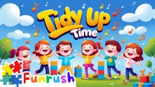 Tidy Up Time Song for Babies | Baby Family Songs