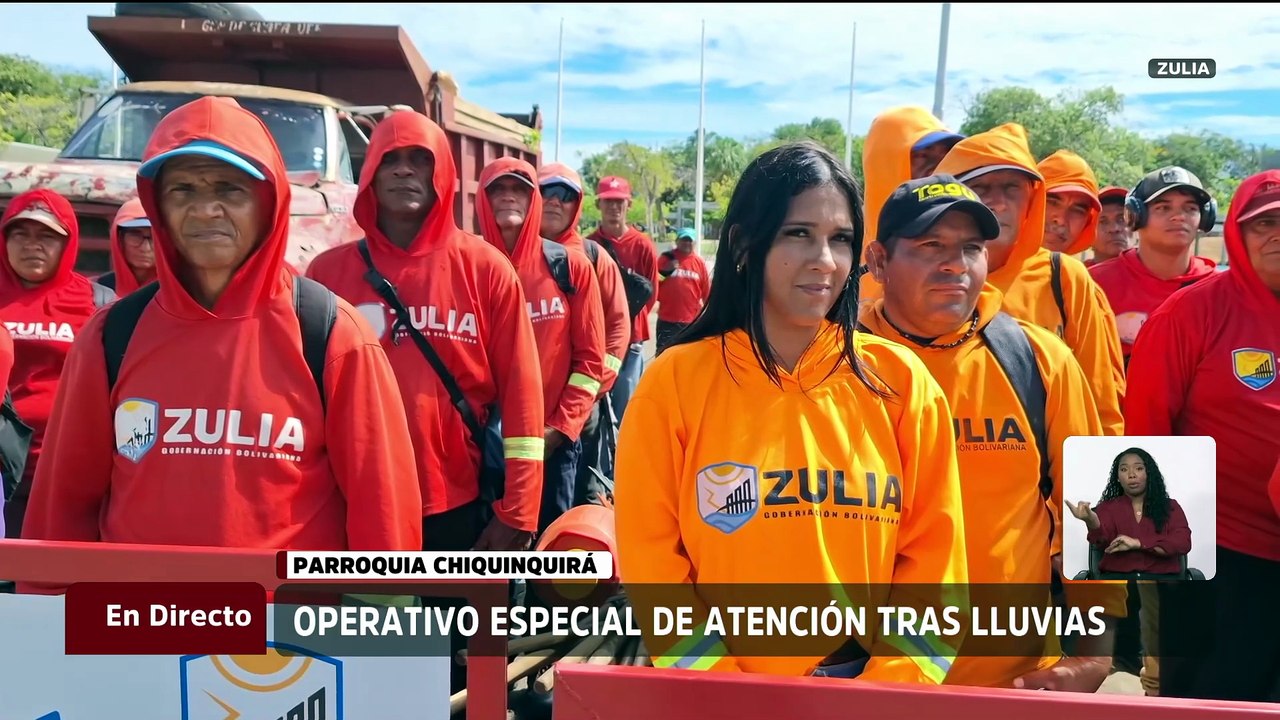 Gobierno del Zulia mantiene operático especial para atender afectaciones por fuertes lluvias