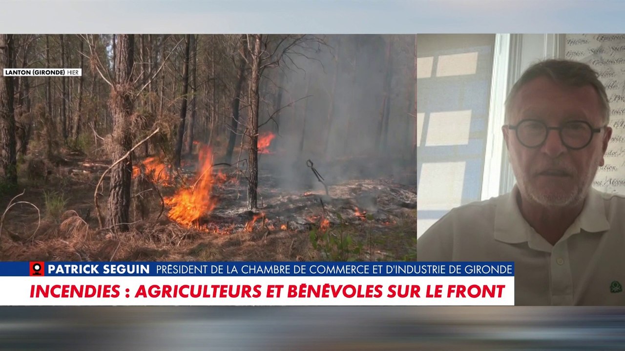 Patrick Seguin : «39.500 entreprises sont impactées par l'incendie en Gironde»