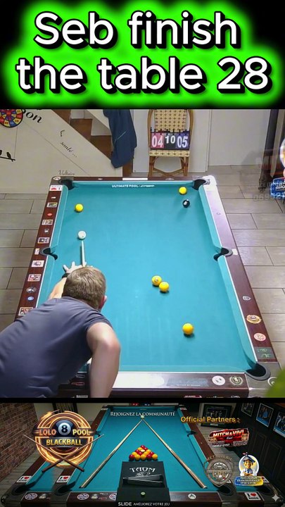 Seb finish the table 28 #8pool #blackball #billard #ultimatepool #pourtoi #fyp #fluxshorts #reels