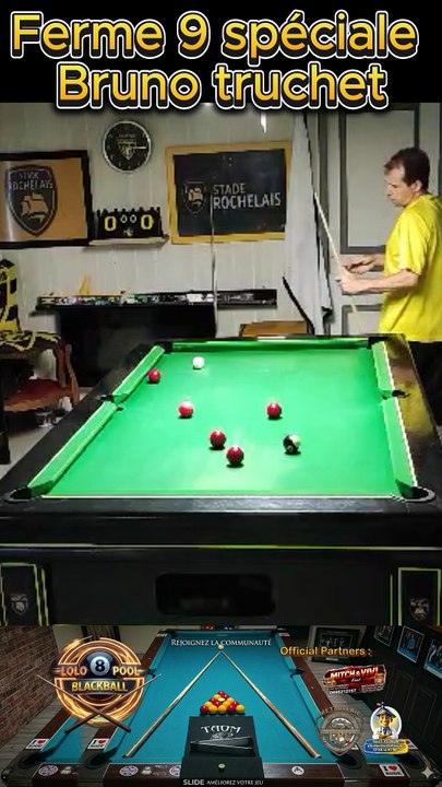 n°4 Ferme 9 spéciale Bruno truchet #8pool #blackball #billard #ultimatepool #pourtoi #fyp #fluxshorts #reels