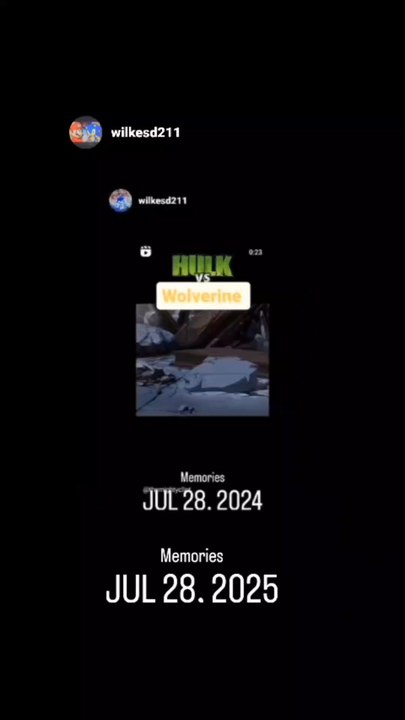 Memories July 28 (2024) 2025 2026