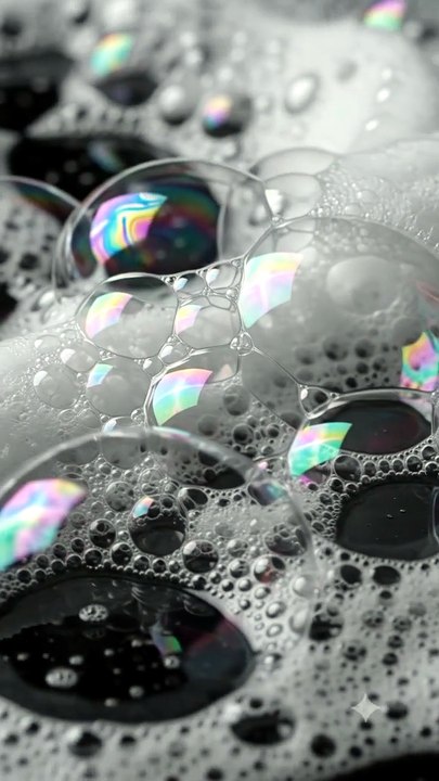 Soap Foam Landscape Macro | Extreme Close-Up Bubble ASMR in 4K