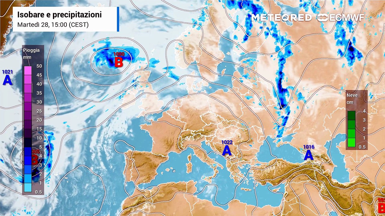Il meteo in Italia a fine luglio