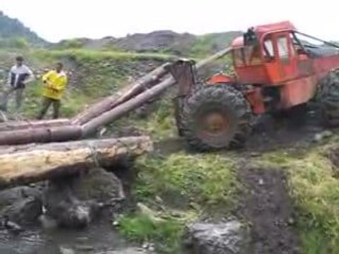 Concours de debardage les gets 2008