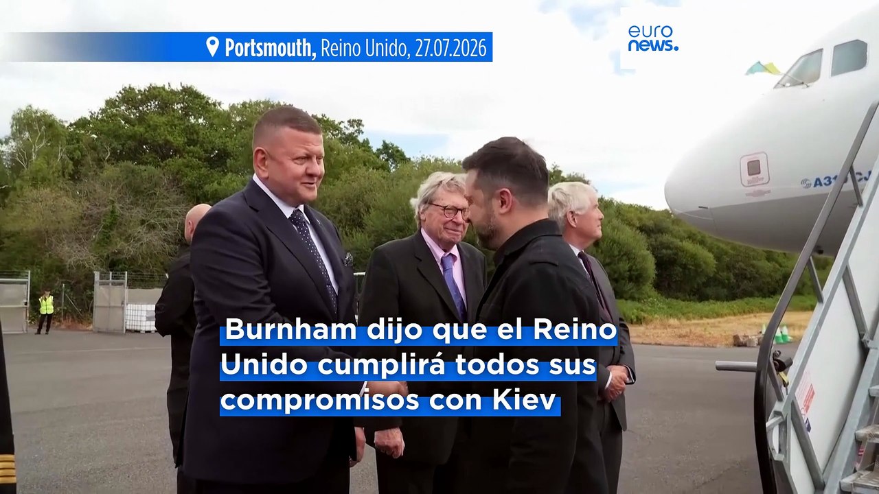 Burnham promete el apoyo británico a Ucrania en su primera reunión con Zelenski