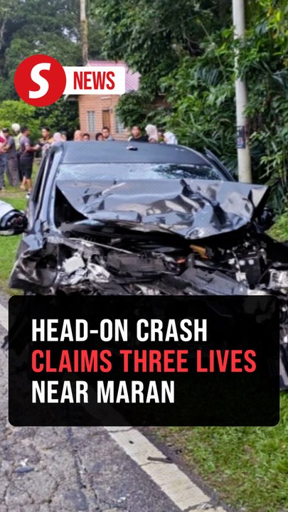 Three killed, two injured in Maran crash