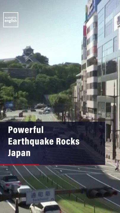 Powerful Earthquake Rocks Japan