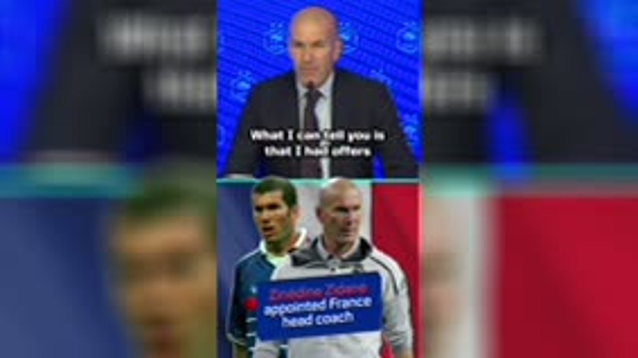 Zidane reveals he rejected every club offer to become France boss
