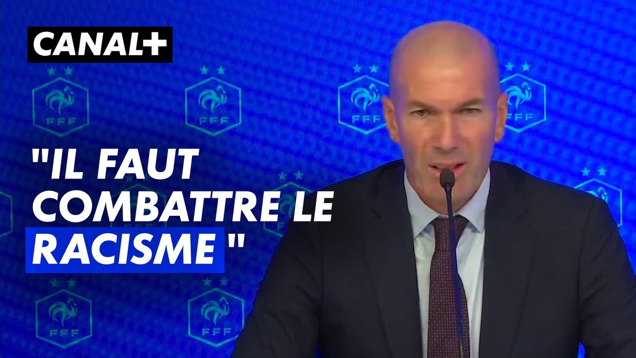 Zinédine Zidane : "On est dans un beau pays, il faut combattre le racisme"