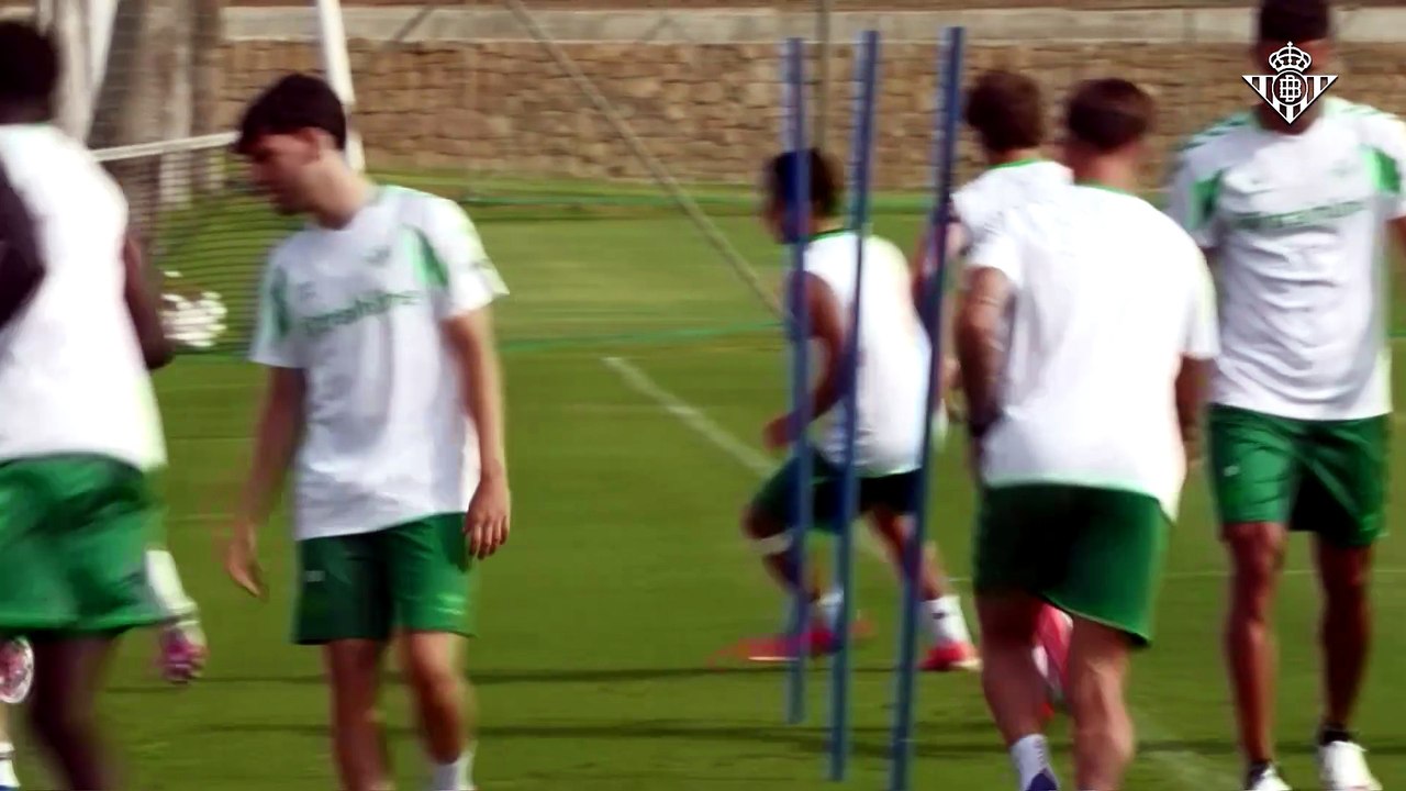 Primer entrenamiento del Betis en Marbella