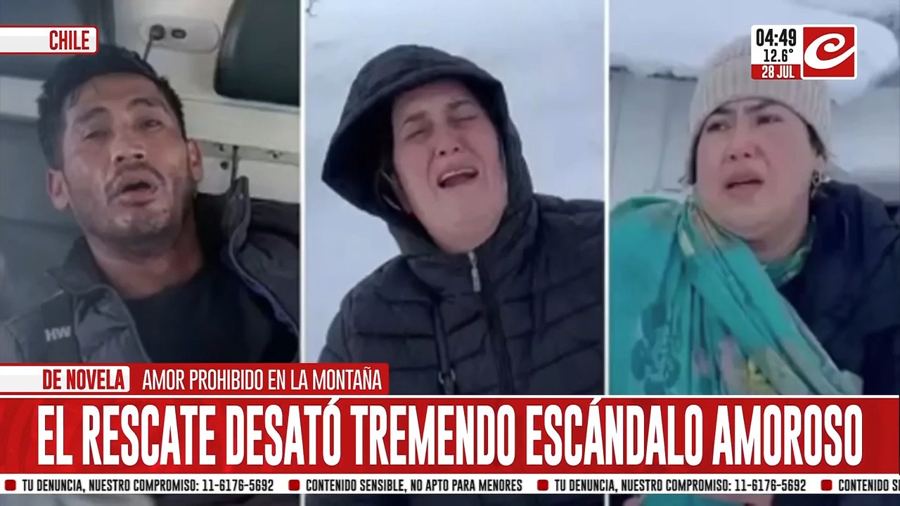 Rescate en la montaña termina en un inesperado escándalo amoroso