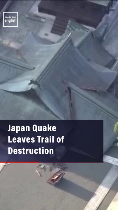 Japan Quake Leaves Trail of Destruction