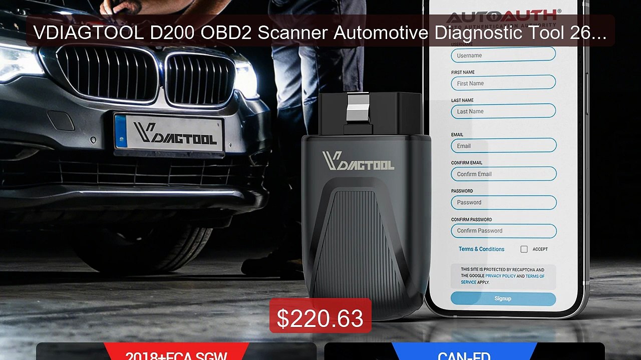 VDIAGTOOL D200 OBD2 Scanner Automotive Diagnostic Tool 26+ Res... -- Hot Deal 2026 | Limited Offer!