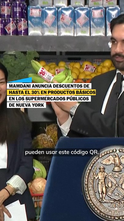 Mamdani anuncia descuentos en supermercados públicos