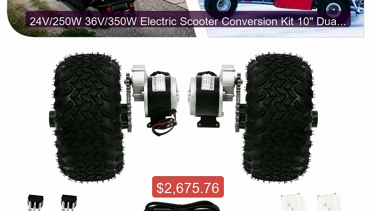 24V/250W 36V/350W Electric Scooter Conversion Kit 10" Dual ... -- Top Pick 2026 | Unbeatable Price!