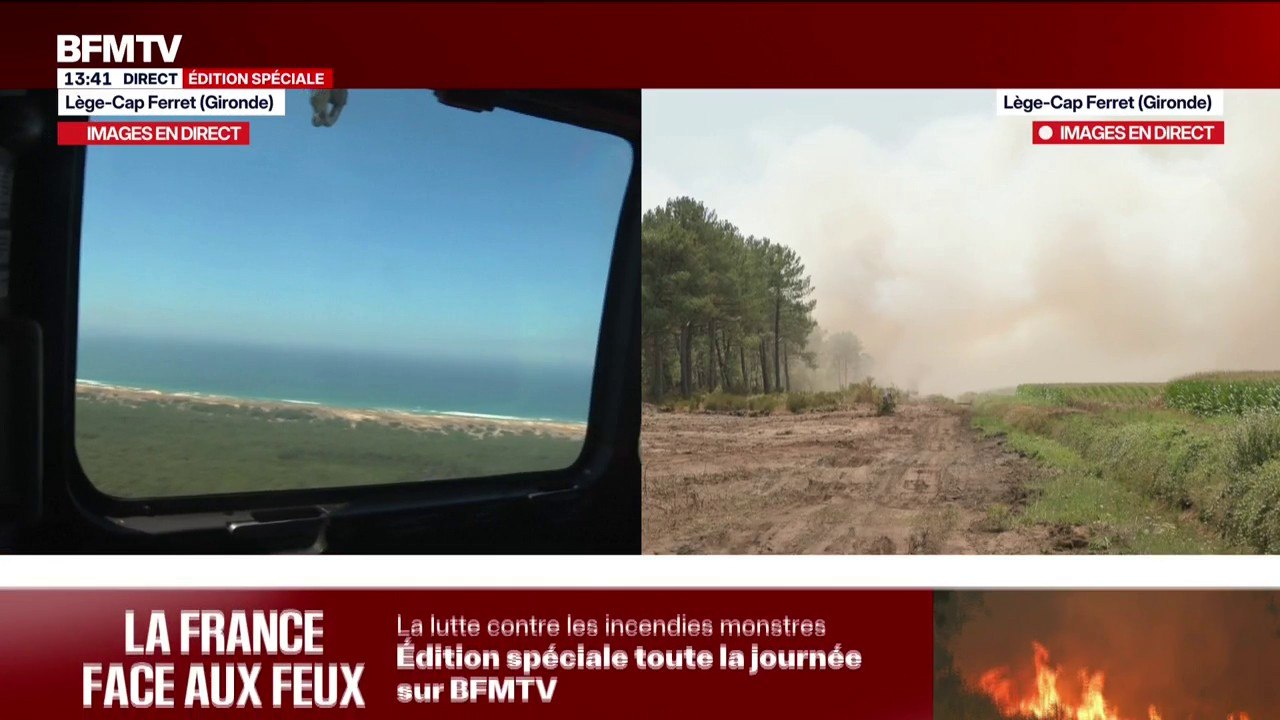 Lège-Cap Ferret: une reprise de feu en cours près d'un site militaire