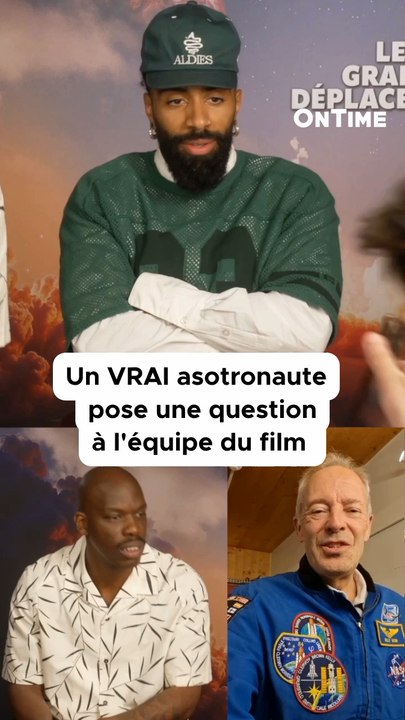 L’équipe du film Le grand déplacement a du répondre à une question (pas facile) d’un VRAI ancien astronaute : Jean-François Clervoy