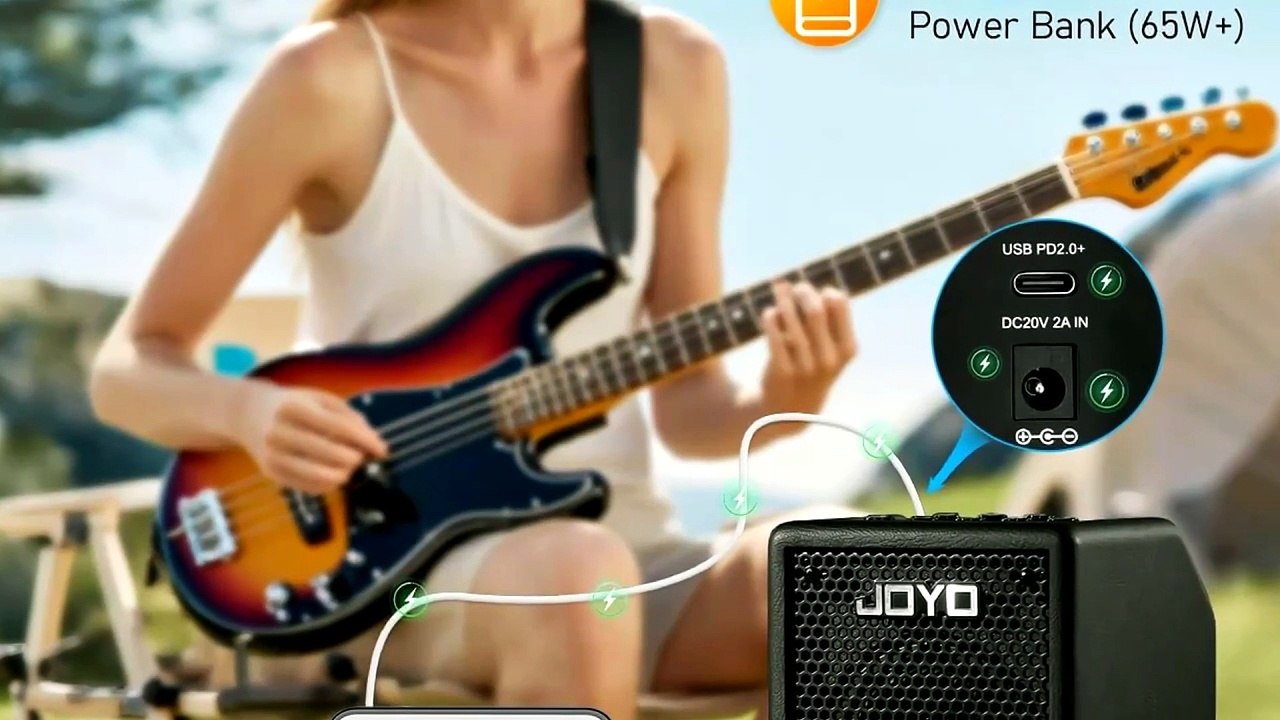 JOYO Vibe Cube BA 30 Bass Amp Portable Combo Amplifier Full Review & Test