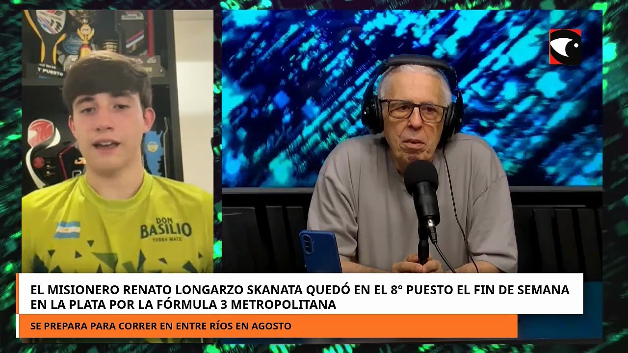 El misionero Renato Longarzo quedó en el 8° puesto en La Plata por la Fórmula 3 Metropolitana