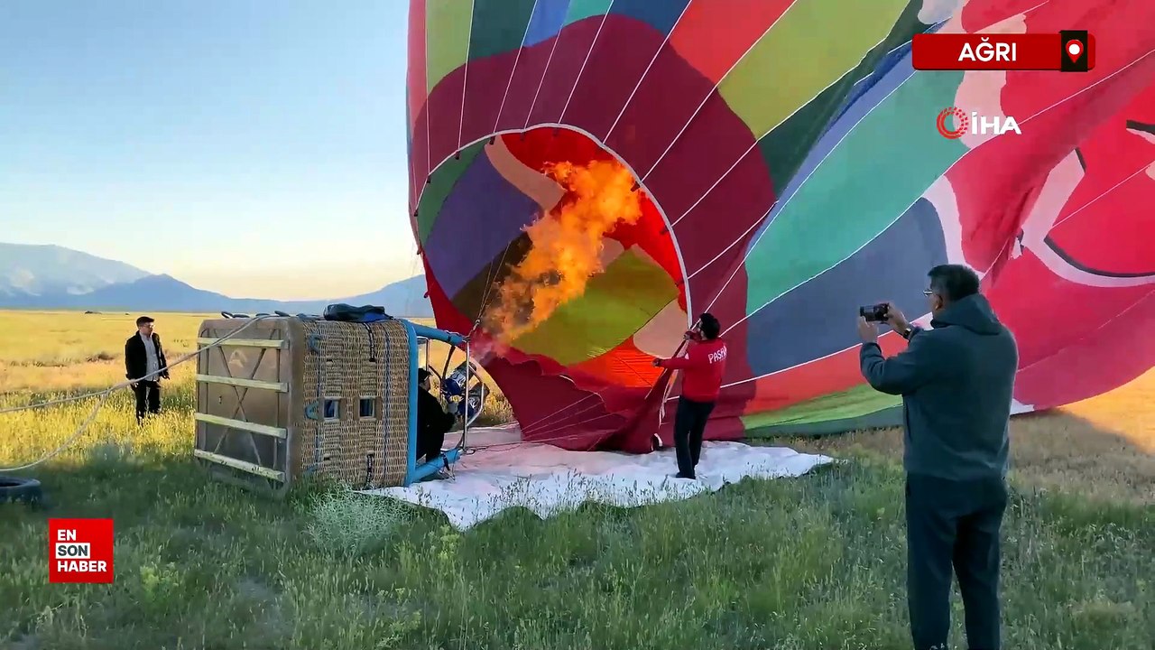 Terörden arındırılan Ağrı Dağı'nda balon turizmi başlıyor