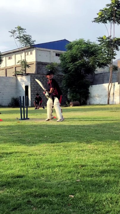 Classic Cover Drive Execution In Open Ground