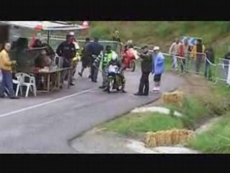 COURSE DE COTE PANISSIERES 2008 Ligne de départ