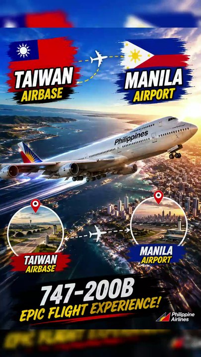 tainan ab to manila 747-200b philippine airlines