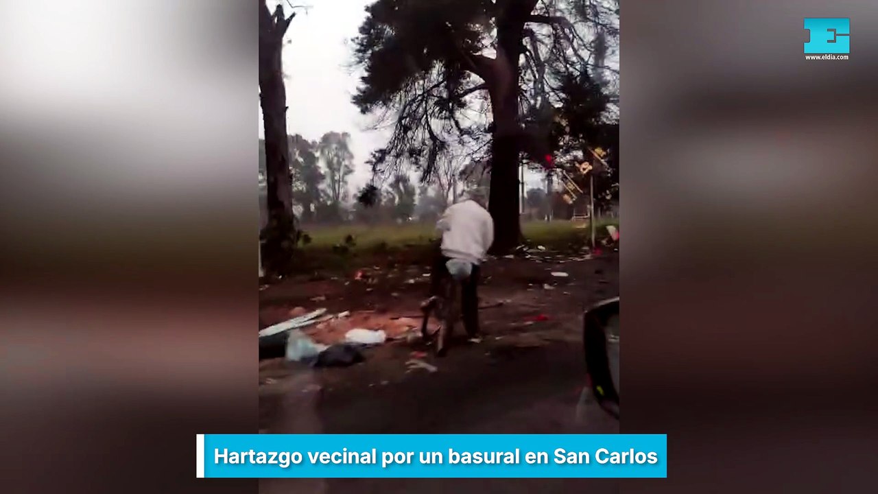 Hartazgo vecinal por un basural en San Carlos