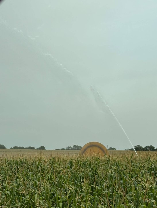 Un arroseur agricole provoque un accident en Vendée