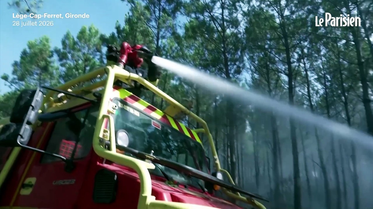 Incendies : les pompiers luttent contre des reprises de feu à Lège-Cap-Ferret