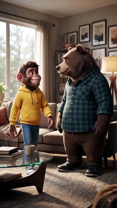 Bear's Funny Watch Joke 😂comedy
