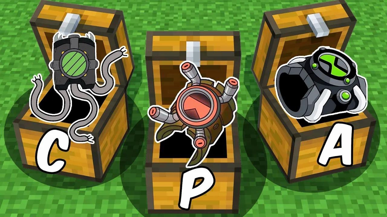 Choisis ton Omnitrix juste avec la première lettre !