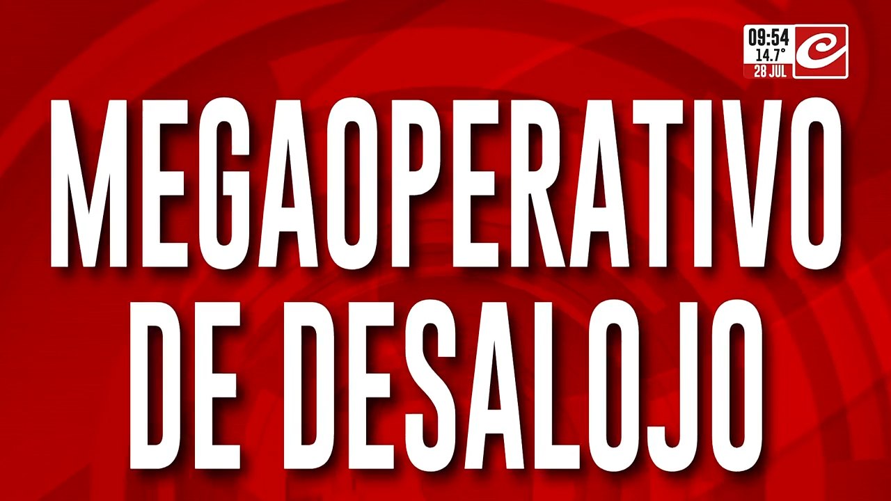 Megaoperativo para desalojar fábrica tomada en Pompeya