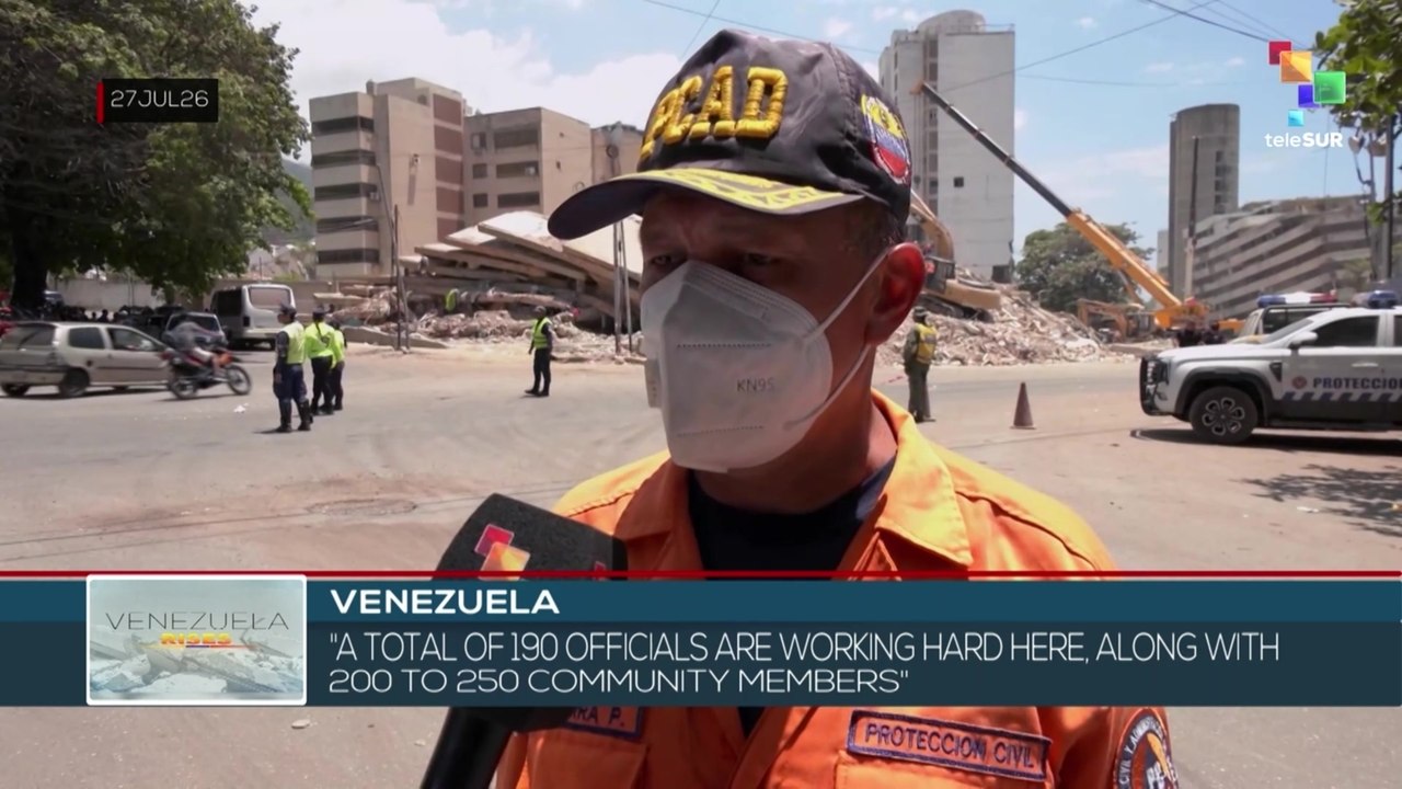 Post-earhtquake recovery efforts continue in La Guaira state